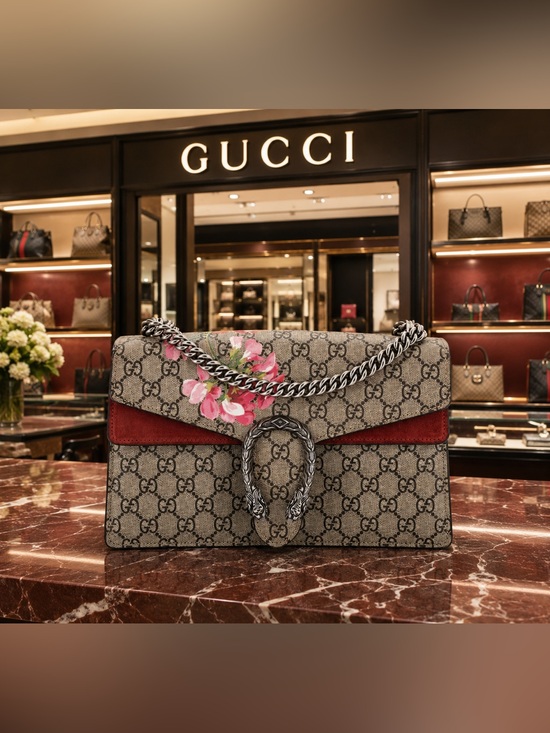 Gucci Handbags - Authentic Gucci Dionysus Blooms Small GG Supreme Shoulder Bag w/ COA & Dust Bag